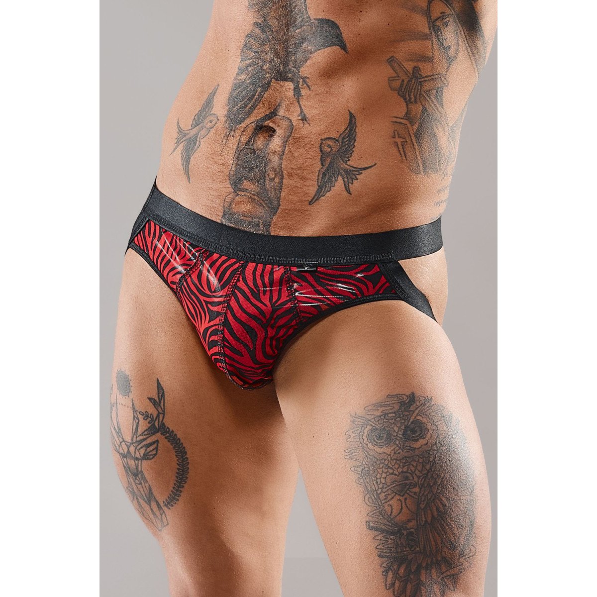 Jockstrap en tulle zébré - Regnes Jockstrap en tulle zébré - Regnes