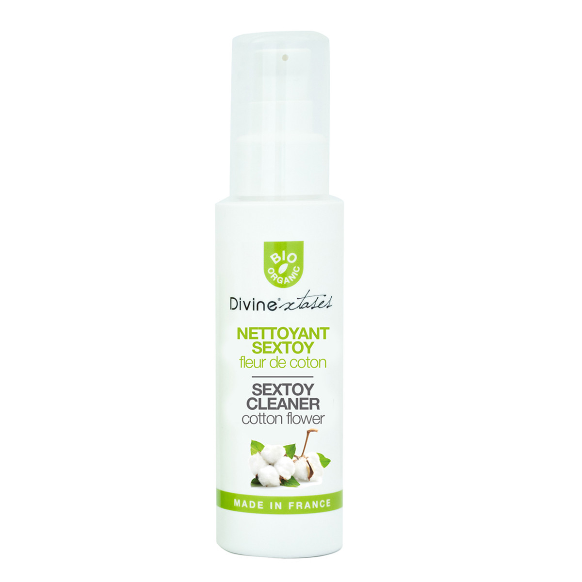 Nettoyant sextoys Fleur de coton - Divinextases Nettoyant sextoys Fleur de coton - Divinextases