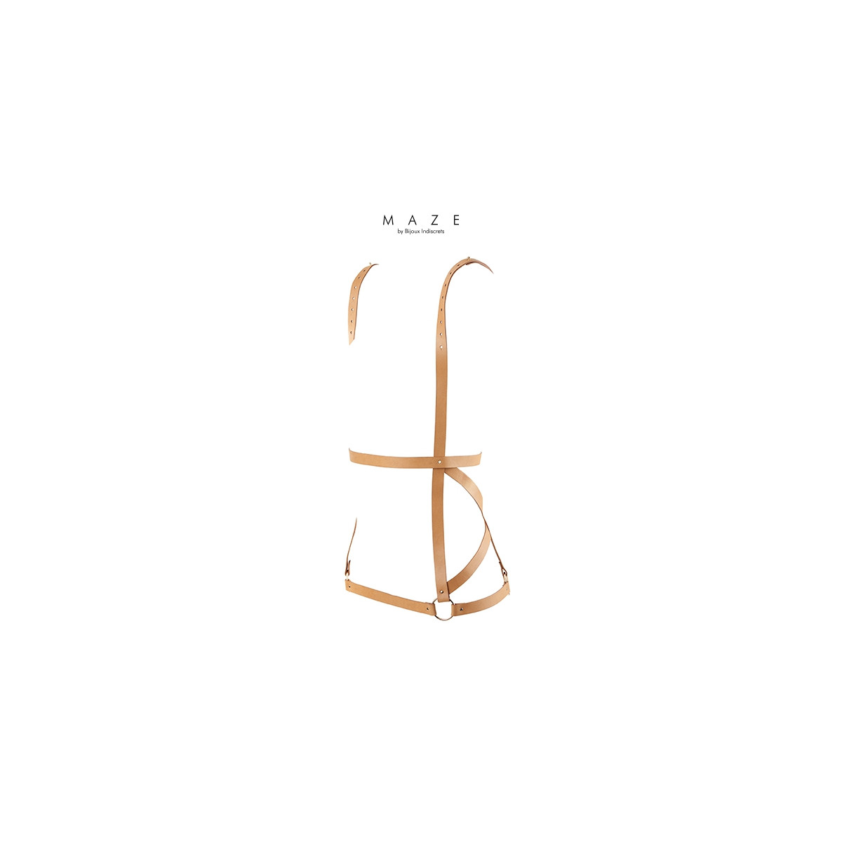 Robe harnais marron - Maze Robe harnais marron - Maze