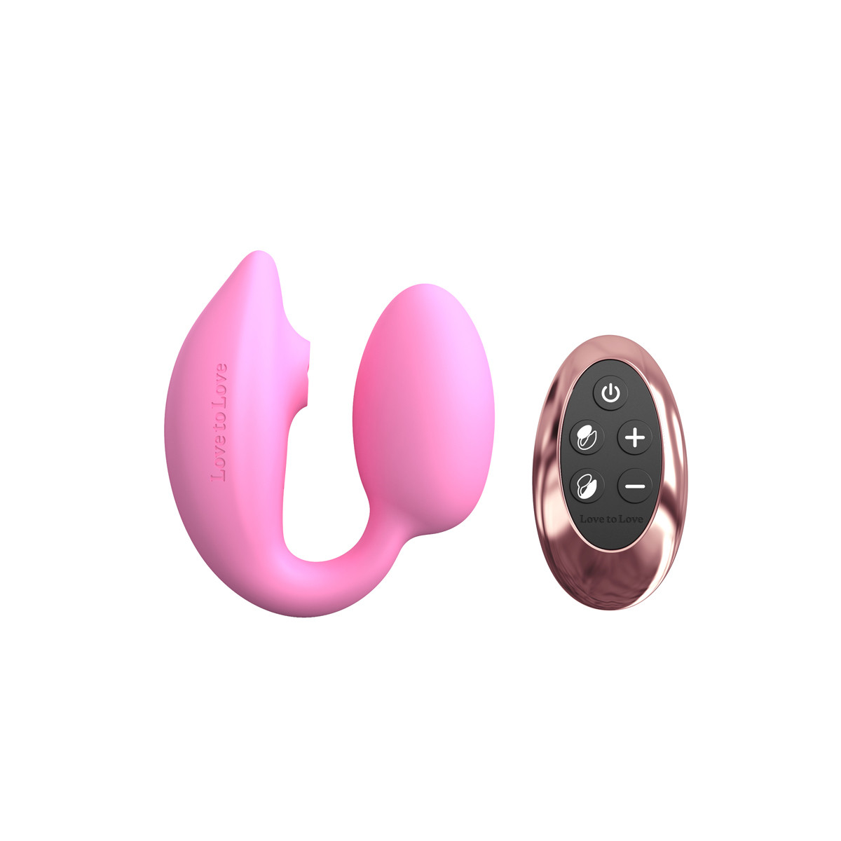 Double stimulateur Wonderlover rose - Love to Love Double stimulateur Wonderlover rose - Love to Love