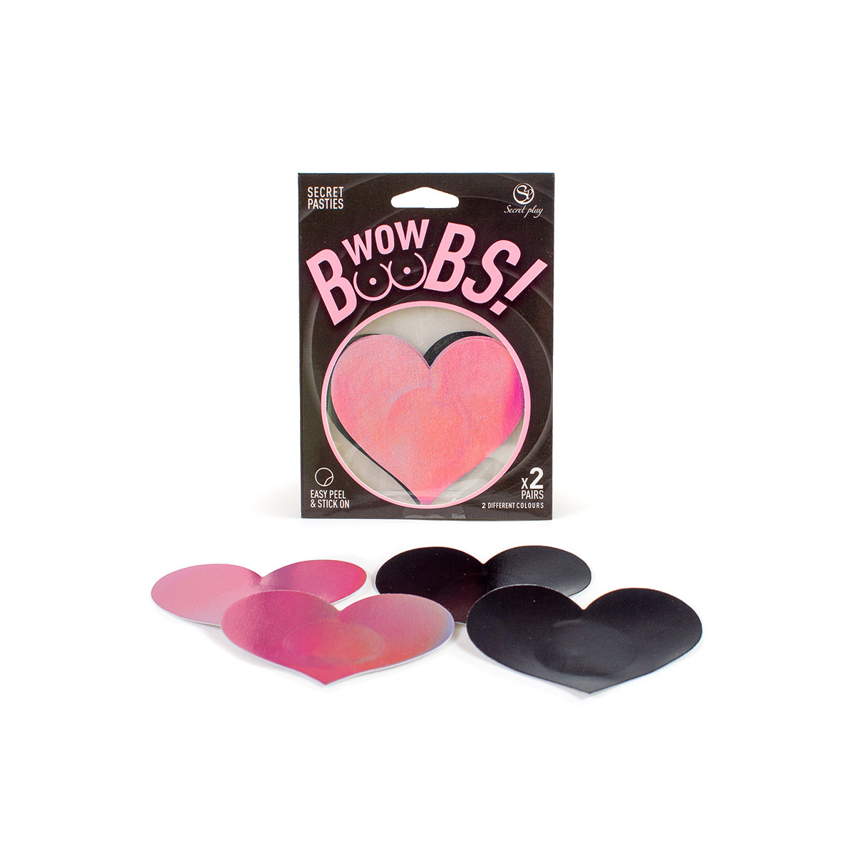 Cache-tétons coeur Wow Boobs - Secret Play Cache-tétons coeur Wow Boobs - Secret Play