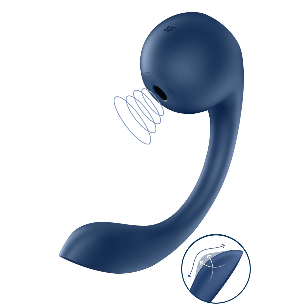 Double stimulateur Pro+ Wave 4 connecté - Satisfyer Double stimulateur Pro+ Wave 4 connecté - Satisfyer