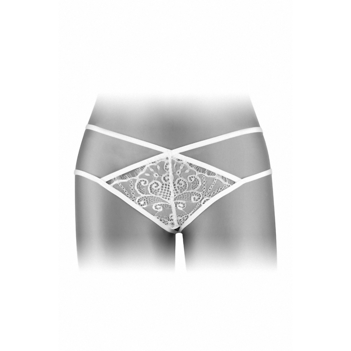 String ouvert Mylene - blanc String ouvert Mylene - blanc