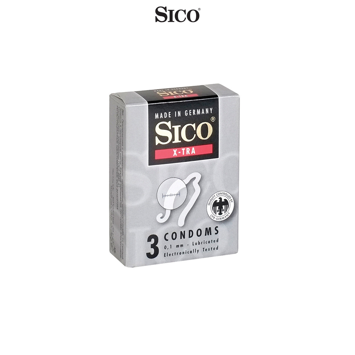 3 préservatifs Sico X-TRA 3 préservatifs Sico X-TRA