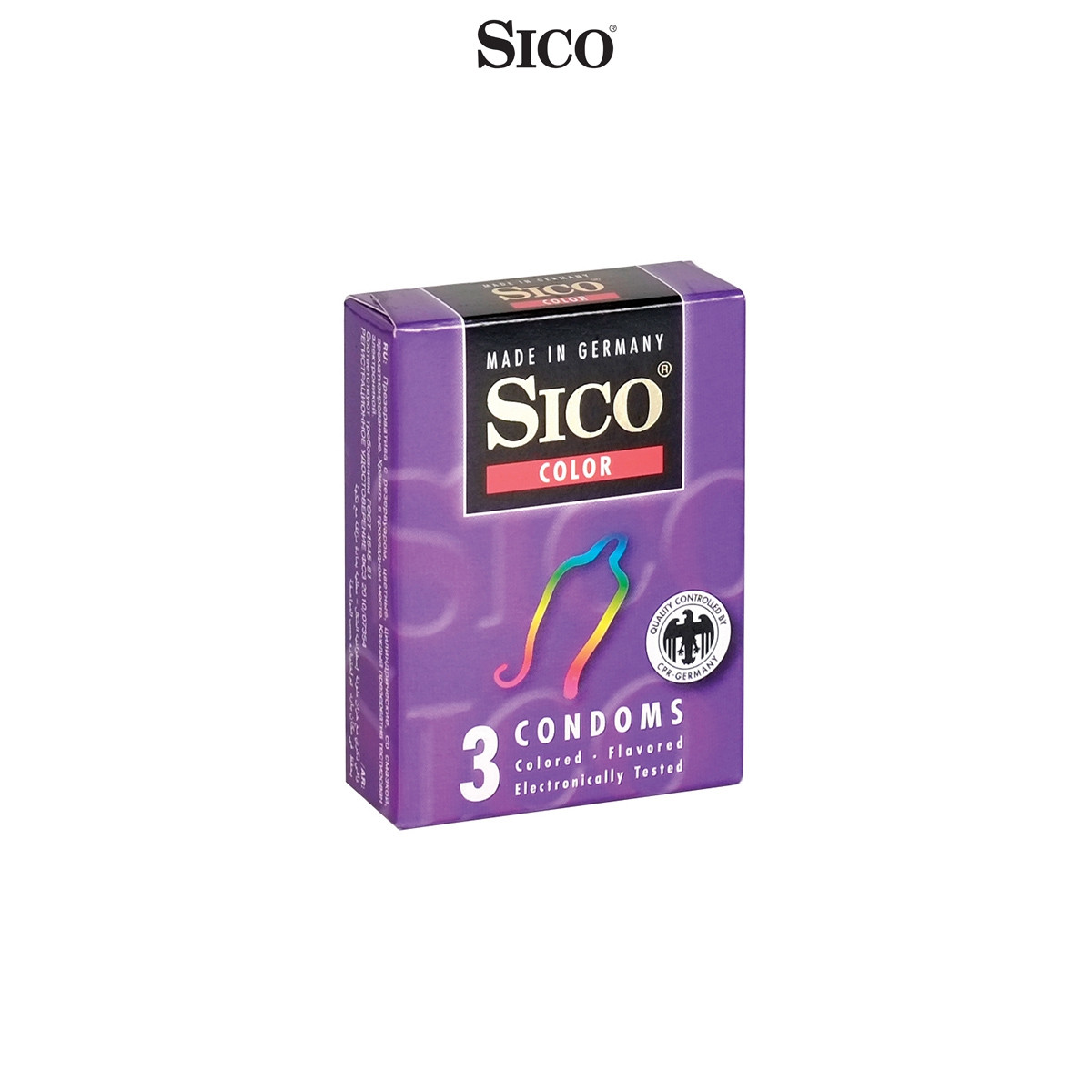 3 préservatifs Sico COLOUR 3 préservatifs Sico COLOUR
