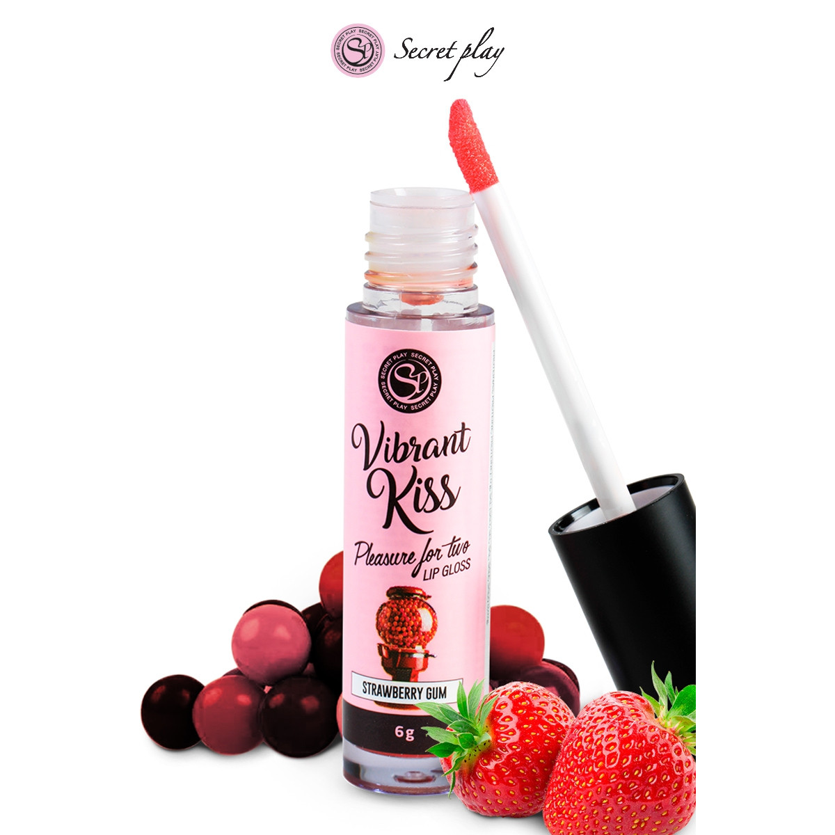 Brillant à lèvres stimulant - fraise bonbon Brillant à lèvres stimulant - fraise bonbon