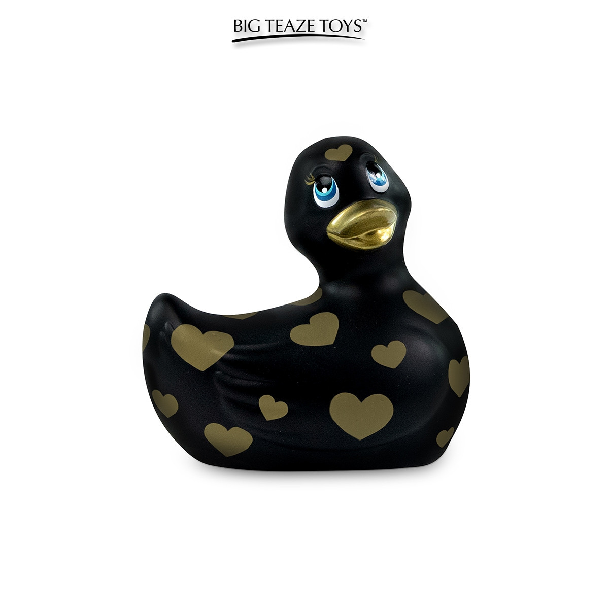 Mini canard vibrant Romance noir et or Mini canard vibrant Romance noir et or