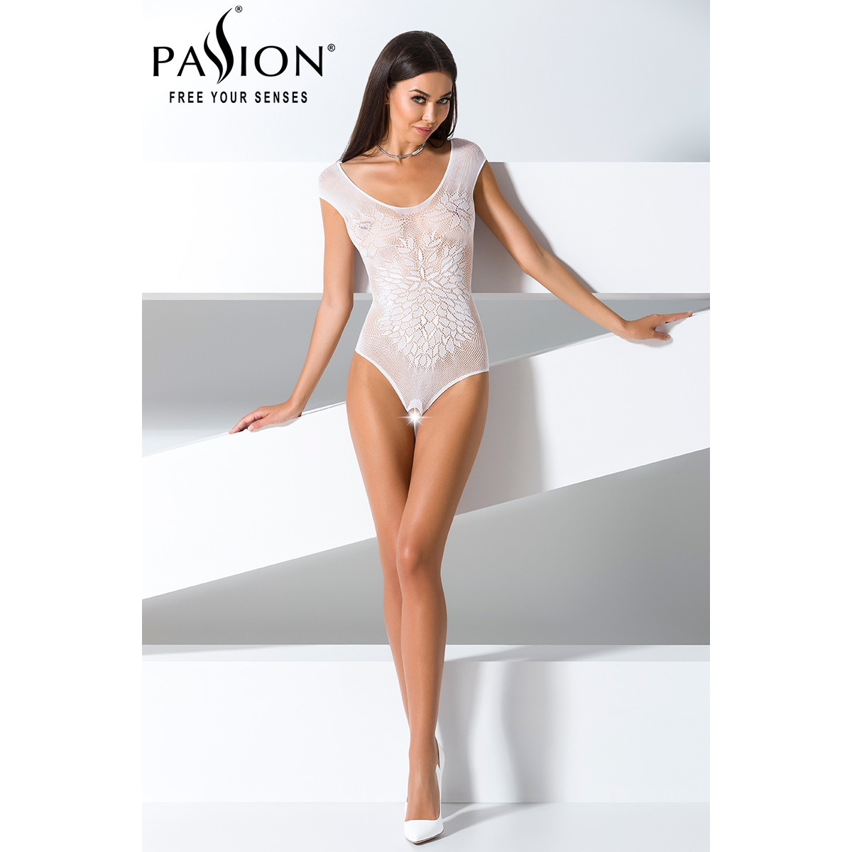 Body ouvert BS064 - Blanc Body ouvert BS064 - Blanc