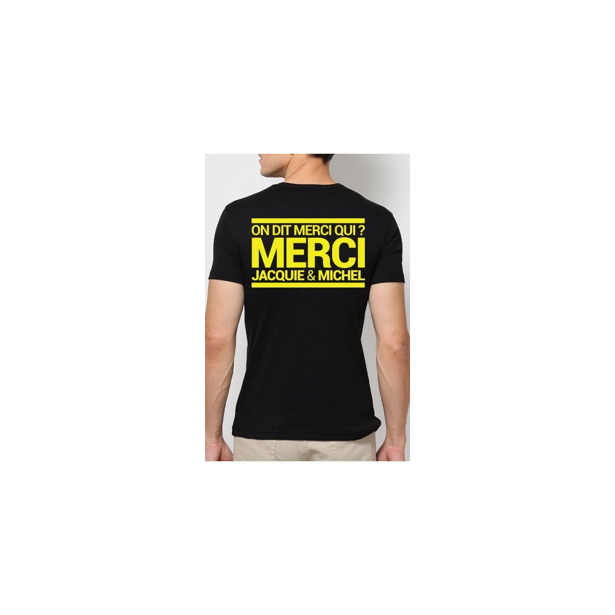 T-shirt Jacquie & Michel Jaune fluo