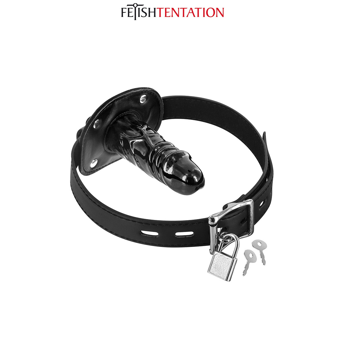 Bâillon avec gode interne - Fetish Tentation Bâillon avec gode interne - Fetish Tentation