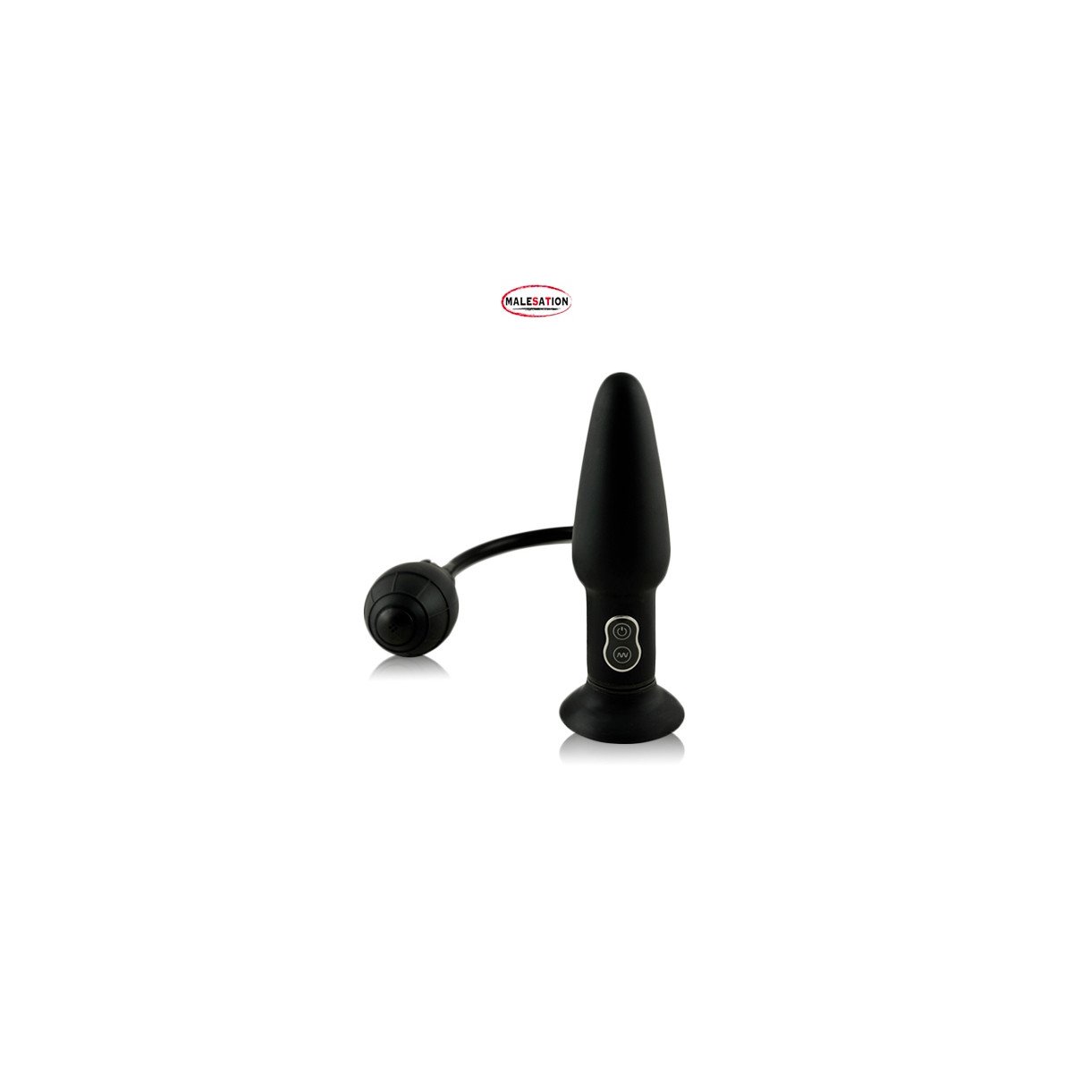 Plug anal gonflable vibrant Plug anal gonflable vibrant