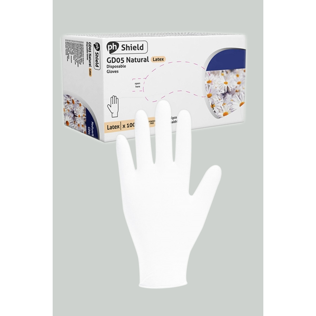 100 gants chirurgicaux en latex blanc 100 gants chirurgicaux en latex blanc