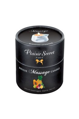 Bougie de massage gourmande fruits exotiques - Plaisir Secret