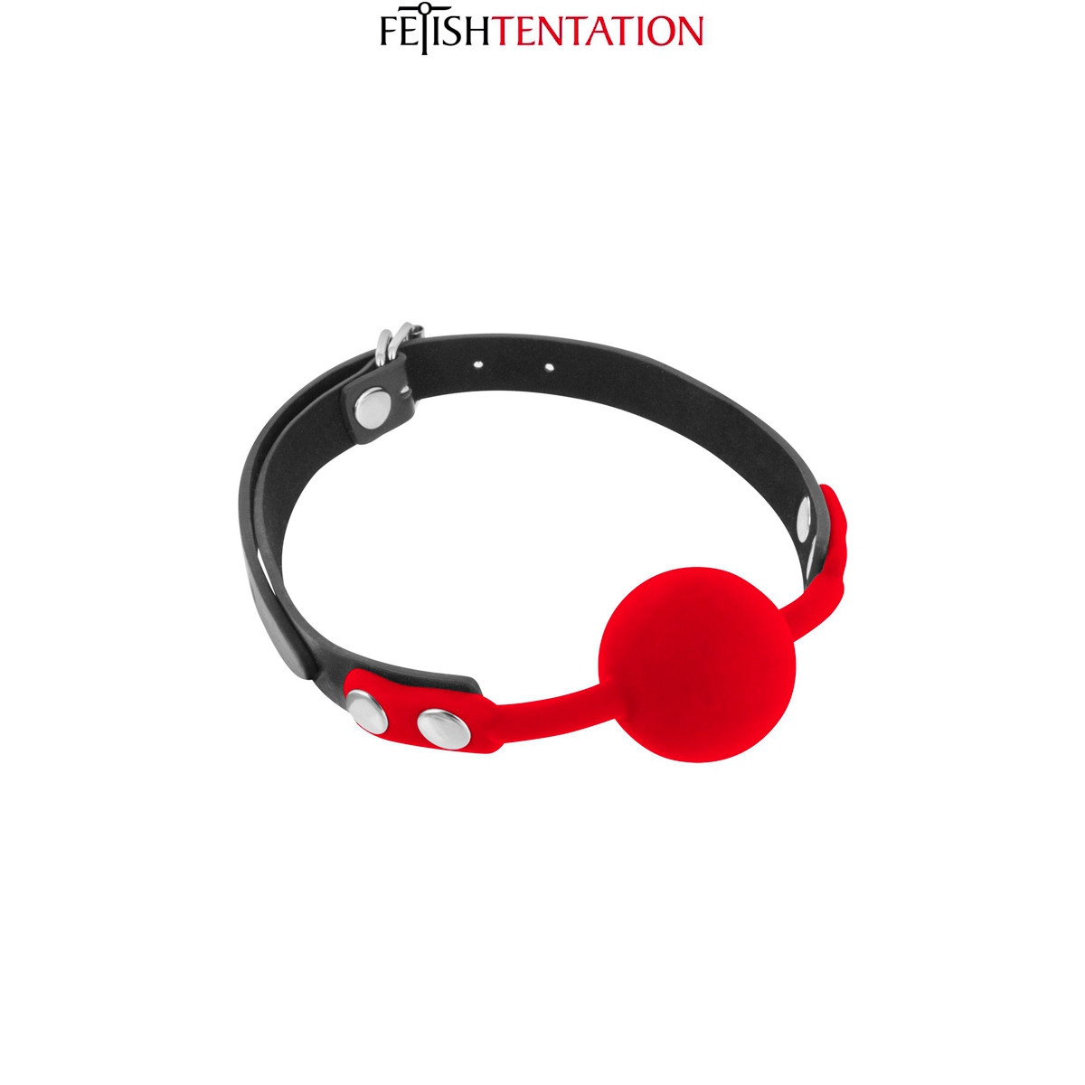 Baillon boule rouge - Fetish Tentation Baillon boule rouge - Fetish Tentation