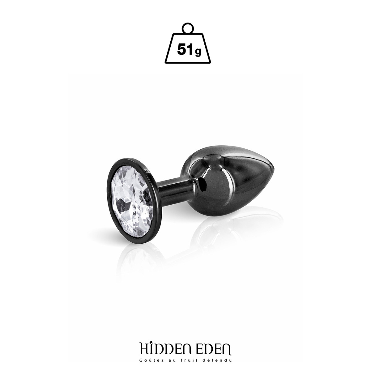 Plug bijou aluminium noir S - Hidden Eden Plug bijou aluminium noir S - Hidden Eden