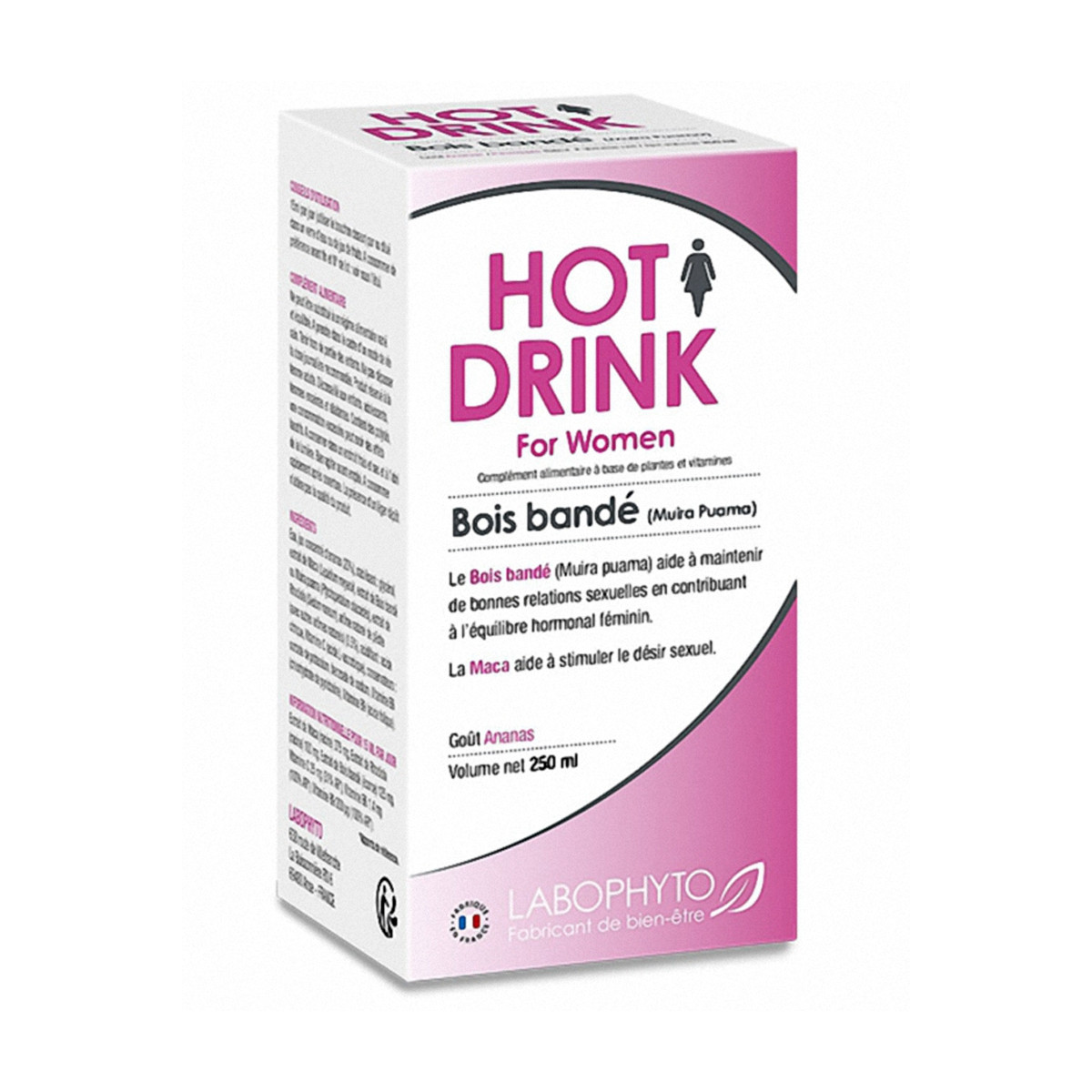 HOT DRINK Femme bois bandé 250 ml HOT DRINK Femme bois bandé 250 ml