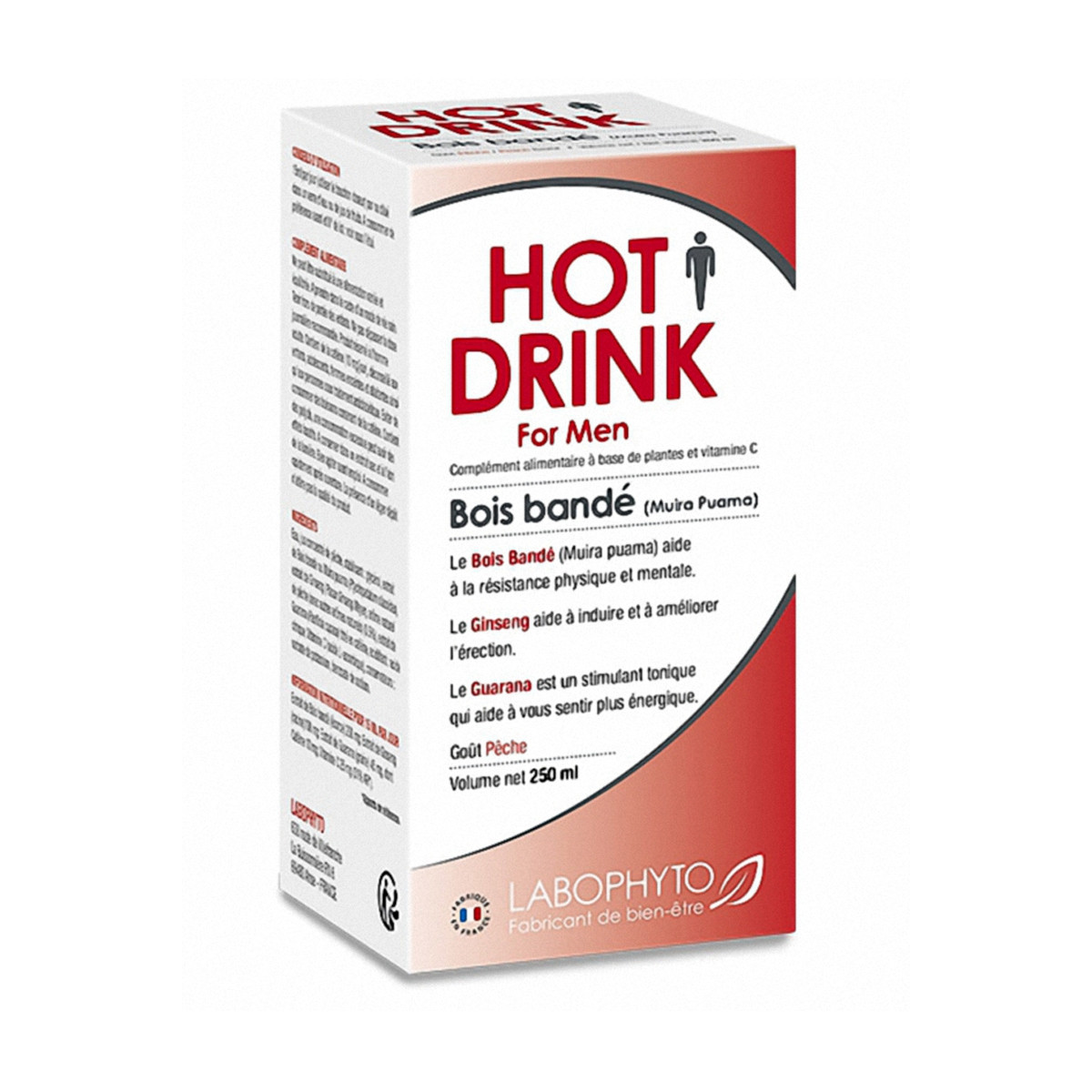 HOT DRINK Homme bois bandé 250 ml HOT DRINK Homme bois bandé 250 ml