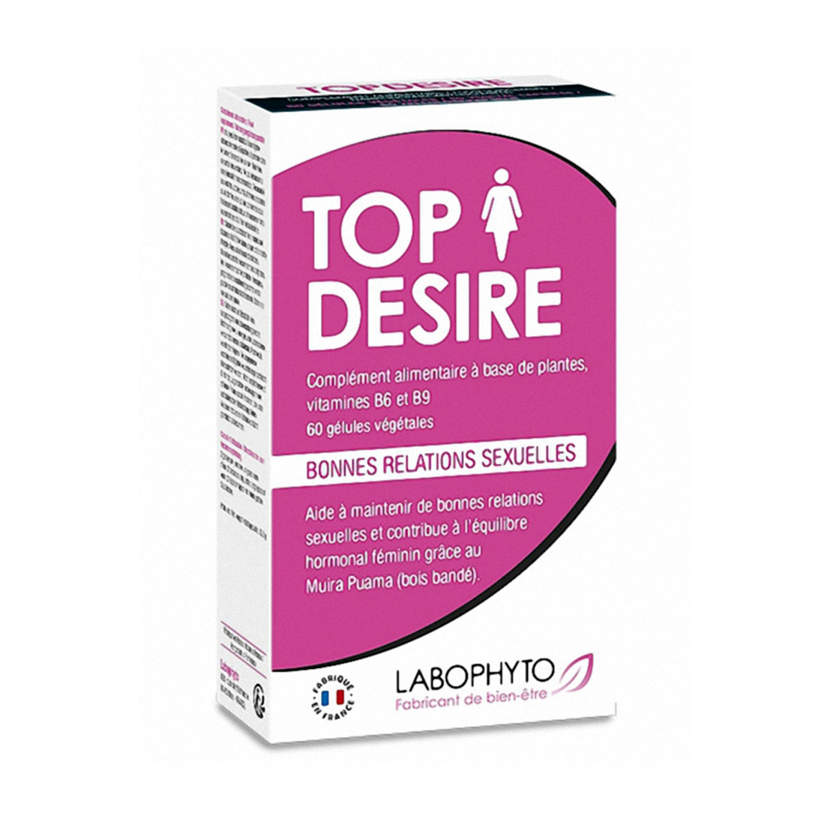 TopDesire Femme (60 gélules) - Labophyto TopDesire Femme (60 gélules) - Labophyto