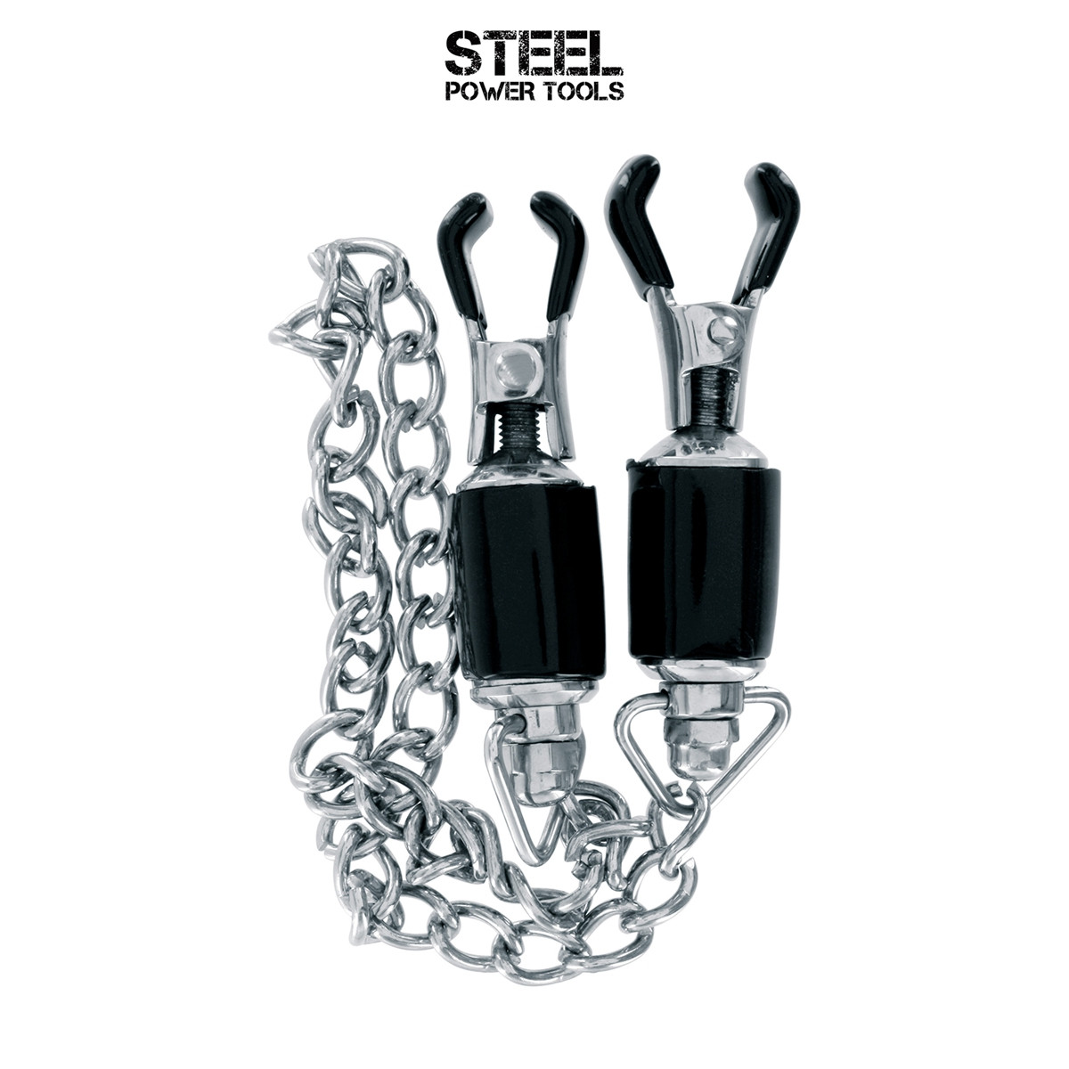 Pinces à seins avec chaine - Steel Power Tools Pinces à seins avec chaine - Steel Power Tools