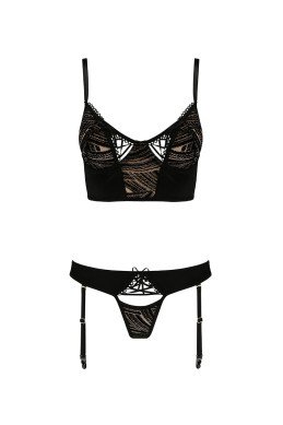 Ensemble culotte à jarretelles et bustier Lara - Casmir