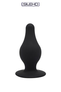 Plug anal The Original Model 2 noir 7,2 cm - SilexD