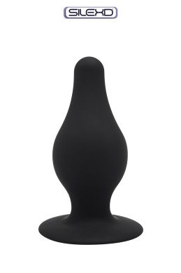 Plug anal The Original Model 2 noir 9,3 cm - SilexD