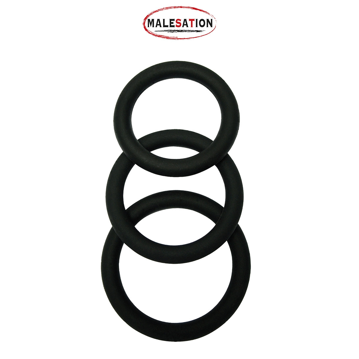 Set 3 CockRings silicone - Malesation Set 3 CockRings silicone - Malesation