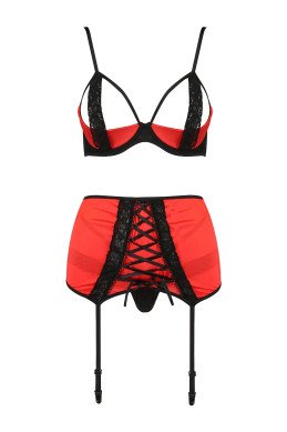 Ensemble lingerie à jarretelles Femmina - Passion