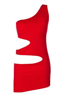 Robe rouge V-9249 - Axami