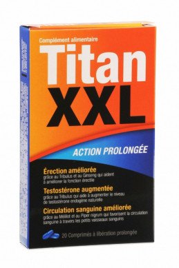 Titan XXL (20 comprimés) - stimulant sexuel