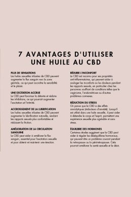 Huile stimulante au CBD Slow Sex - Bijoux Indiscrets