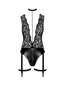 Body jarretelles Libido F297 wetlook et dentelle