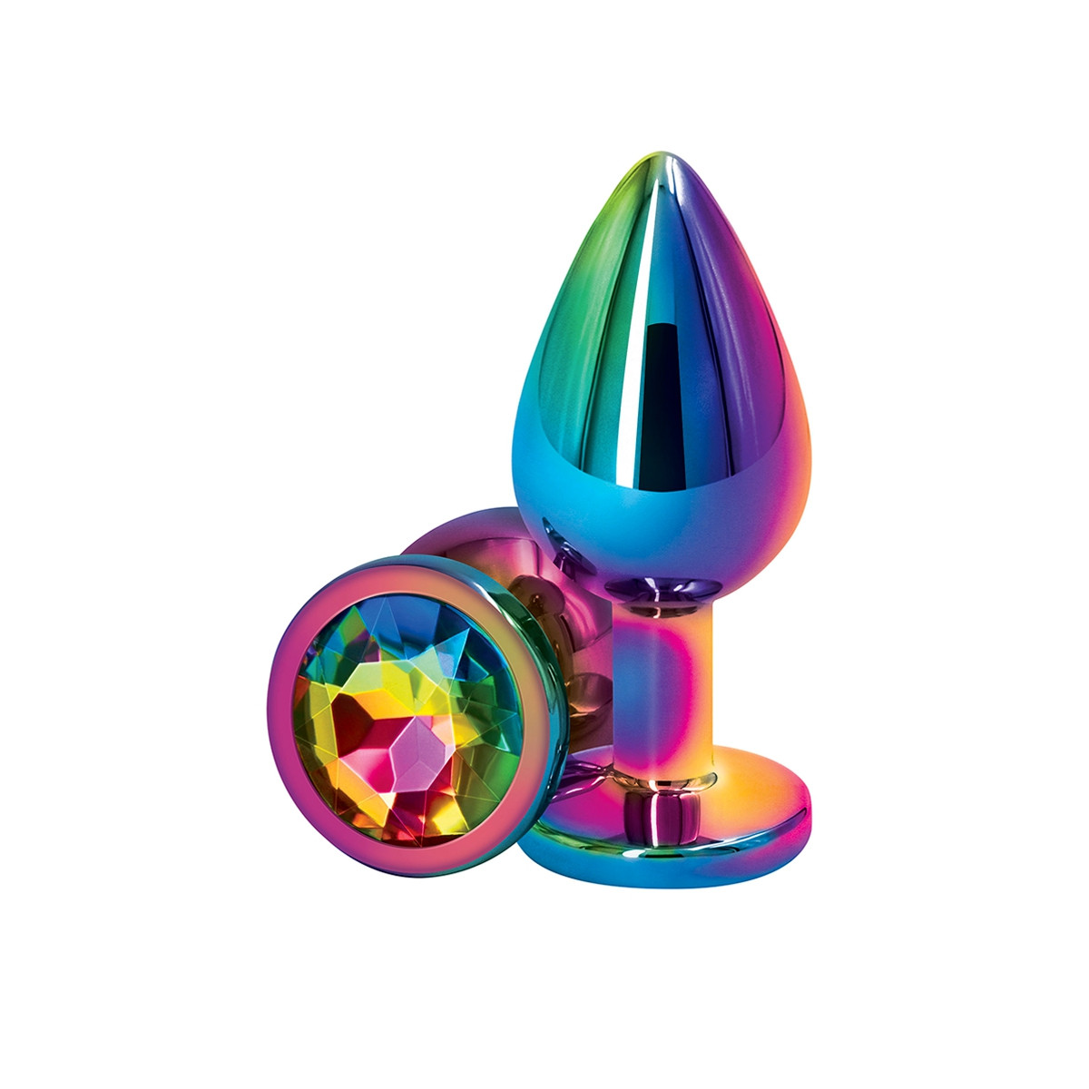 Plug anal aluminium mulitcolore M - Rear Assets Plug anal aluminium mulitcolore M - Rear Assets