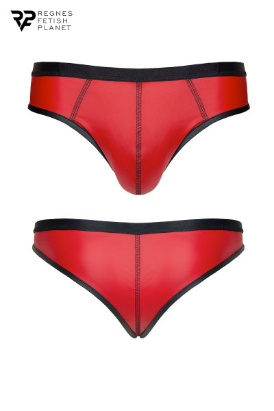 Slip rouge wetlook - Regnes