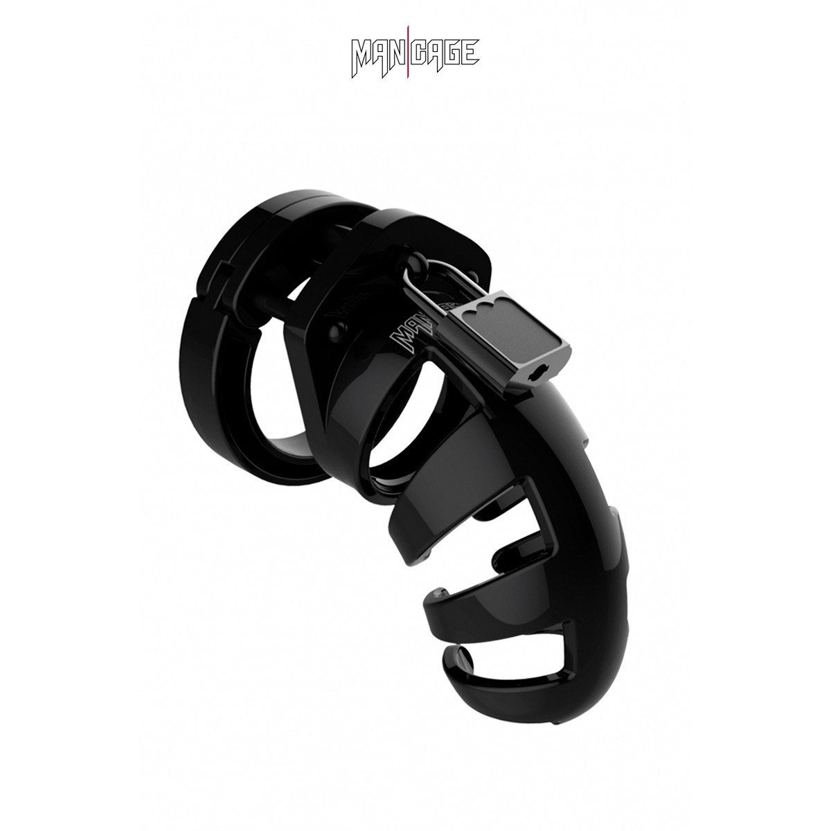 Cage de chasteté 9cm ManCage 02 noir Cage de chasteté 9cm ManCage 02 noir