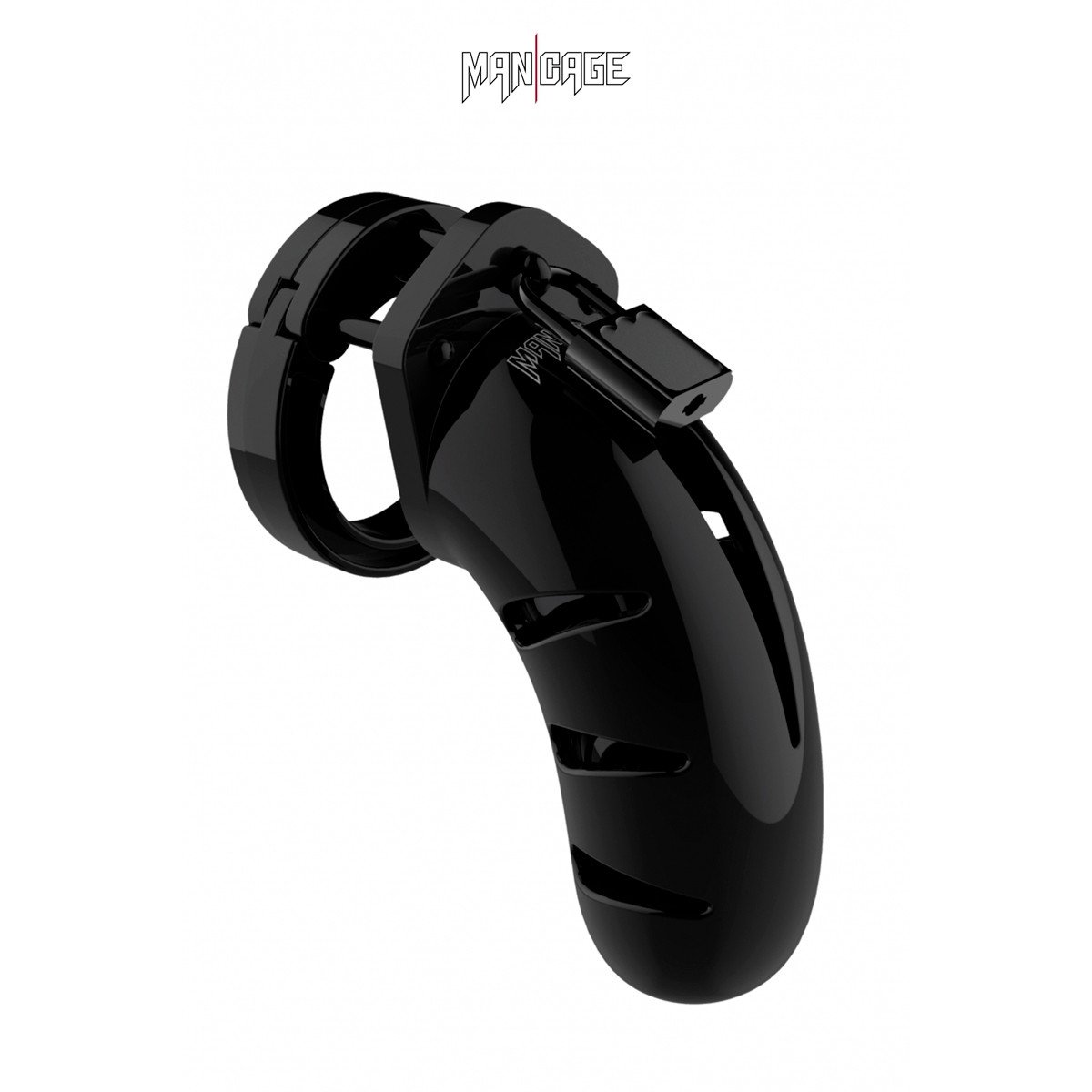 Cage de chasteté 11,5cm ManCage 03 noir Cage de chasteté 11,5cm ManCage 03 noir