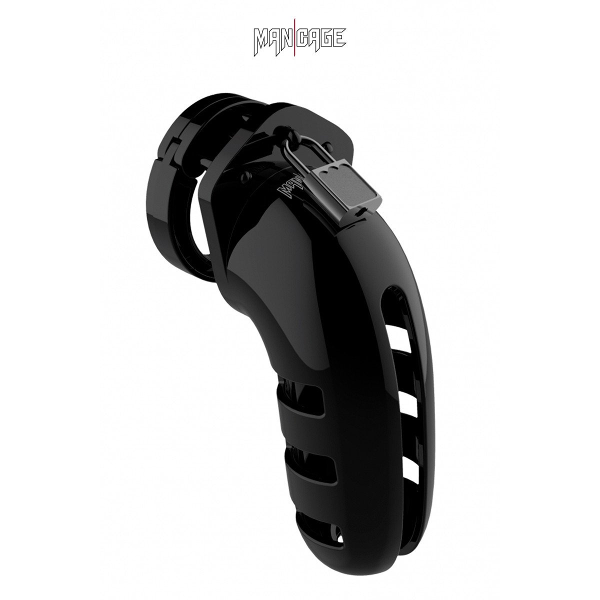 Cage de chasteté 14cm ManCage 06 noir Cage de chasteté 14cm ManCage 06 noir