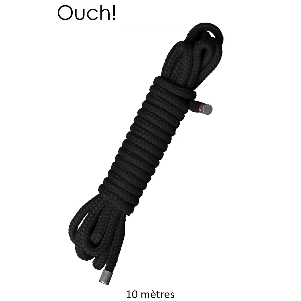Corde de bondage Japonais 10m noire - Ouch Corde de bondage Japonais 10m noire - Ouch