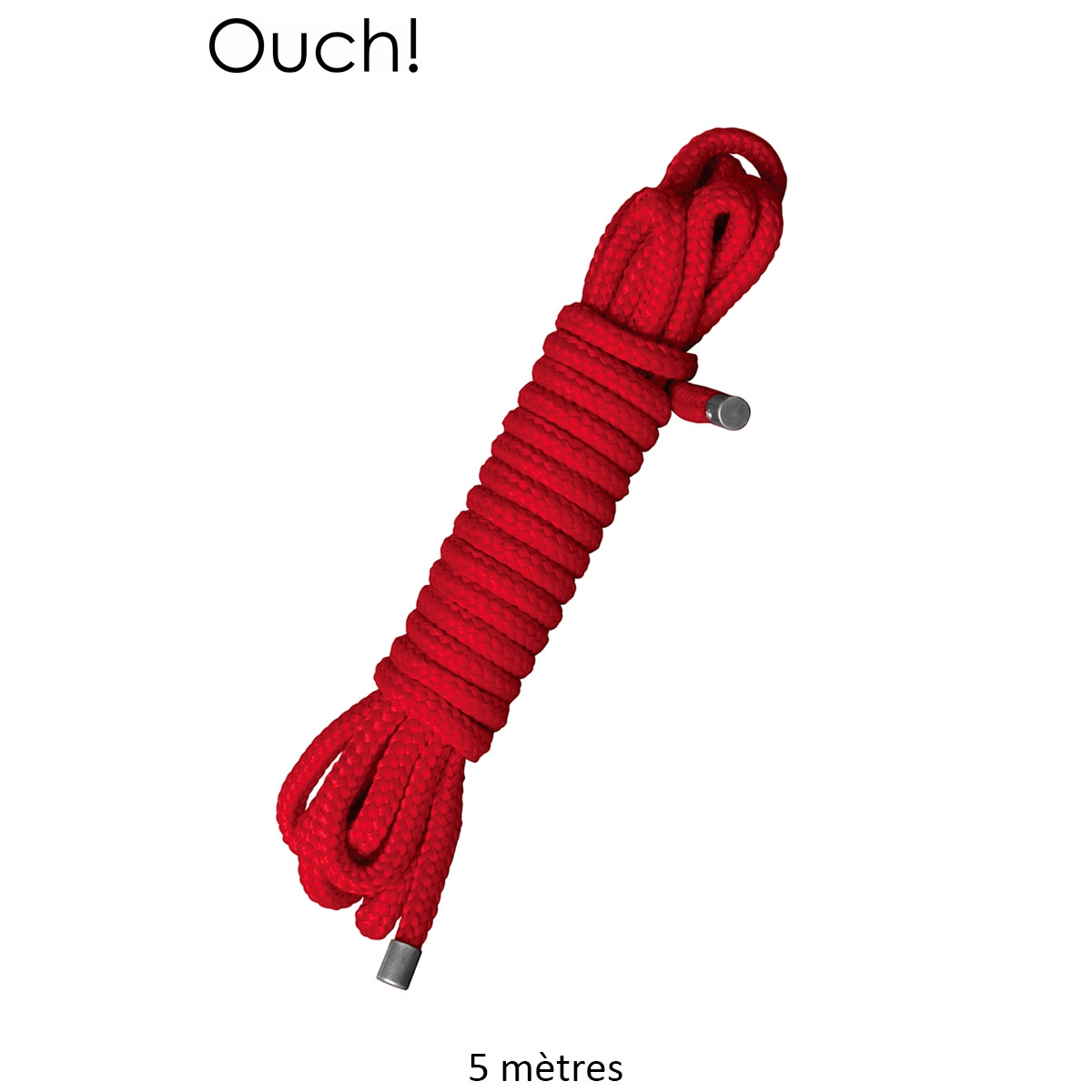 Corde de bondage Japonais 5m rouge - Ouch Corde de bondage Japonais 5m rouge - Ouch