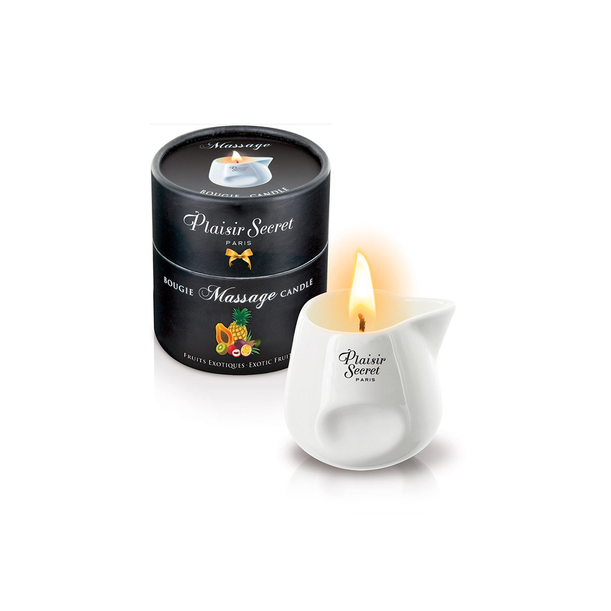 Bougie de massage gourmande fruits exotiques Bougie de massage gourmande fruits exotiques