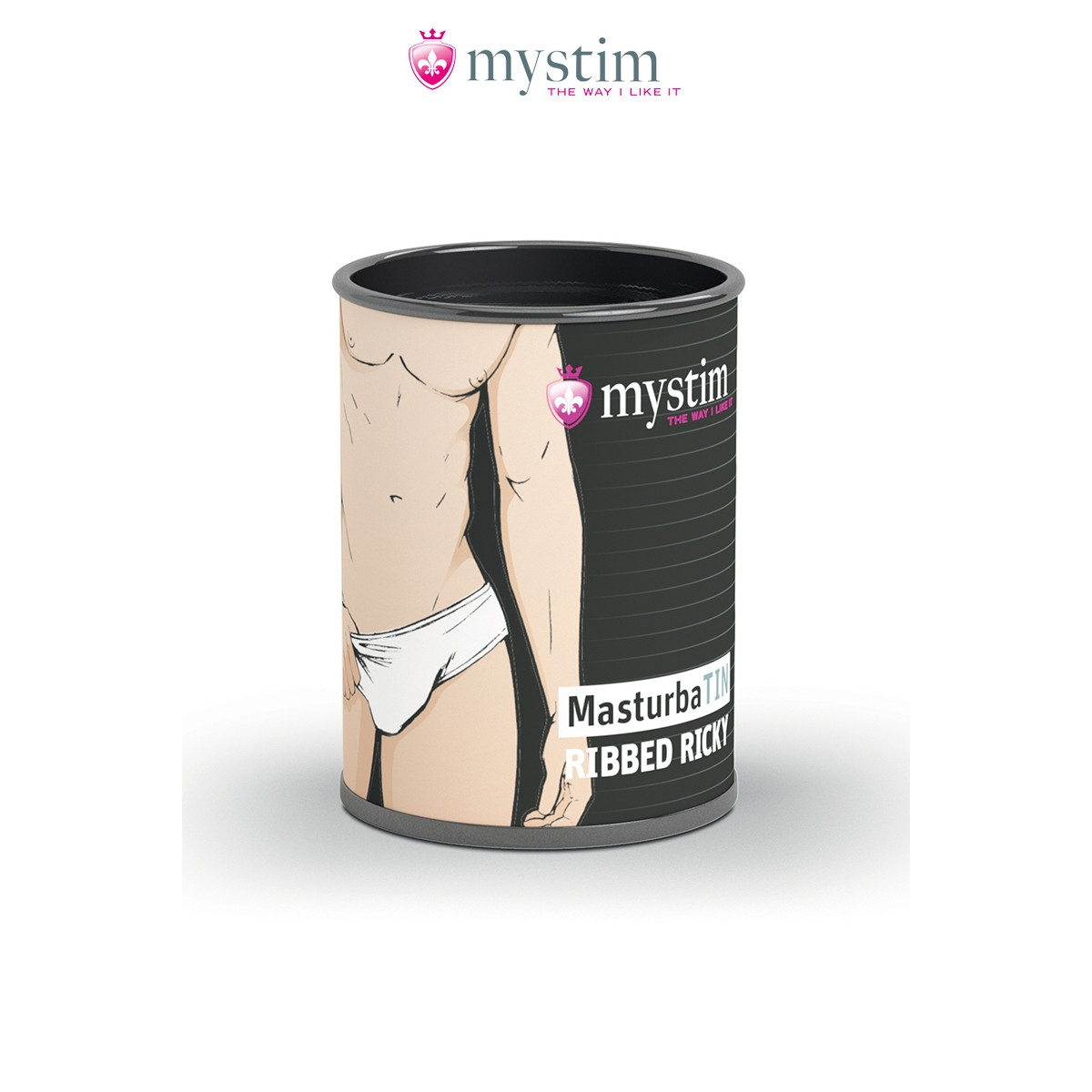 MasturbaTIN Ribbed Ricky - Mystim MasturbaTIN Ribbed Ricky - Mystim