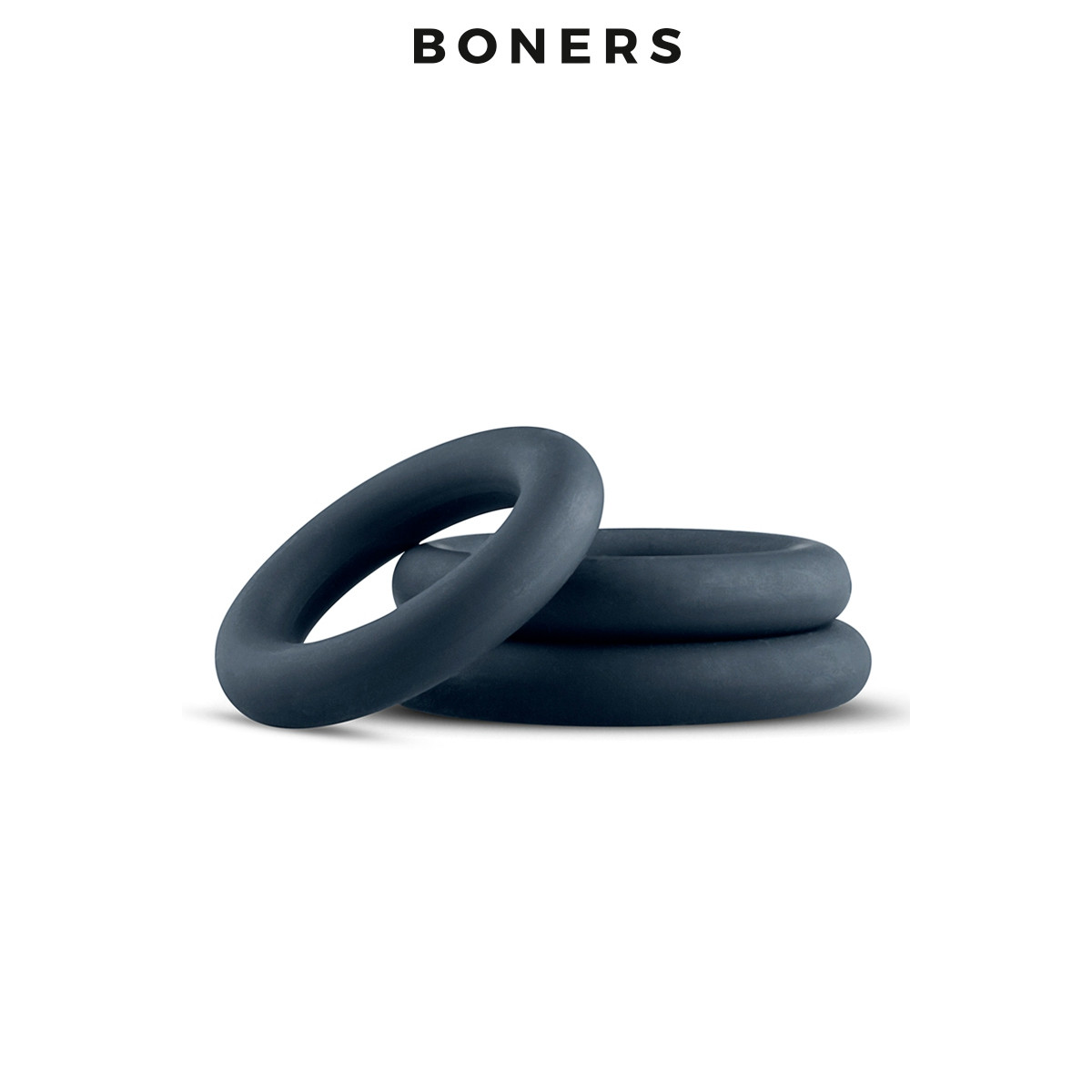 Kit de 3 anneaux de pénis - Boners Kit de 3 anneaux de pénis - Boners