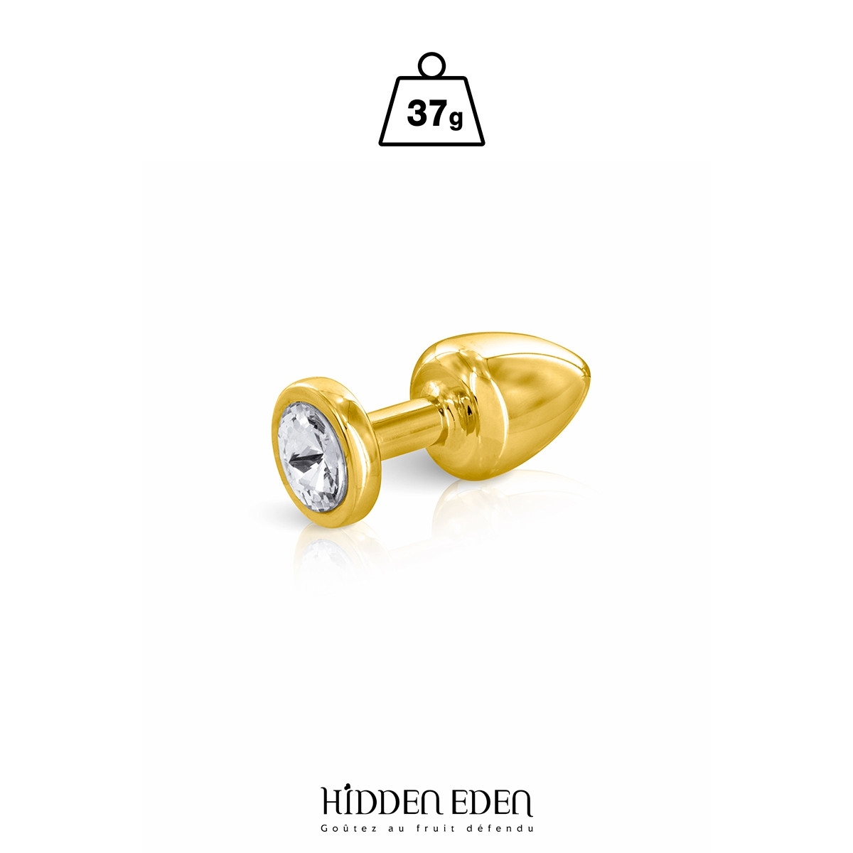 Plug bijou aluminium gold XS - Hidden Eden Plug bijou aluminium gold XS - Hidden Eden