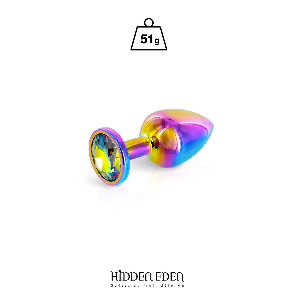 Plug bijou aluminium Rainbow S - Hidden Eden Plug bijou aluminium Rainbow S - Hidden Eden
