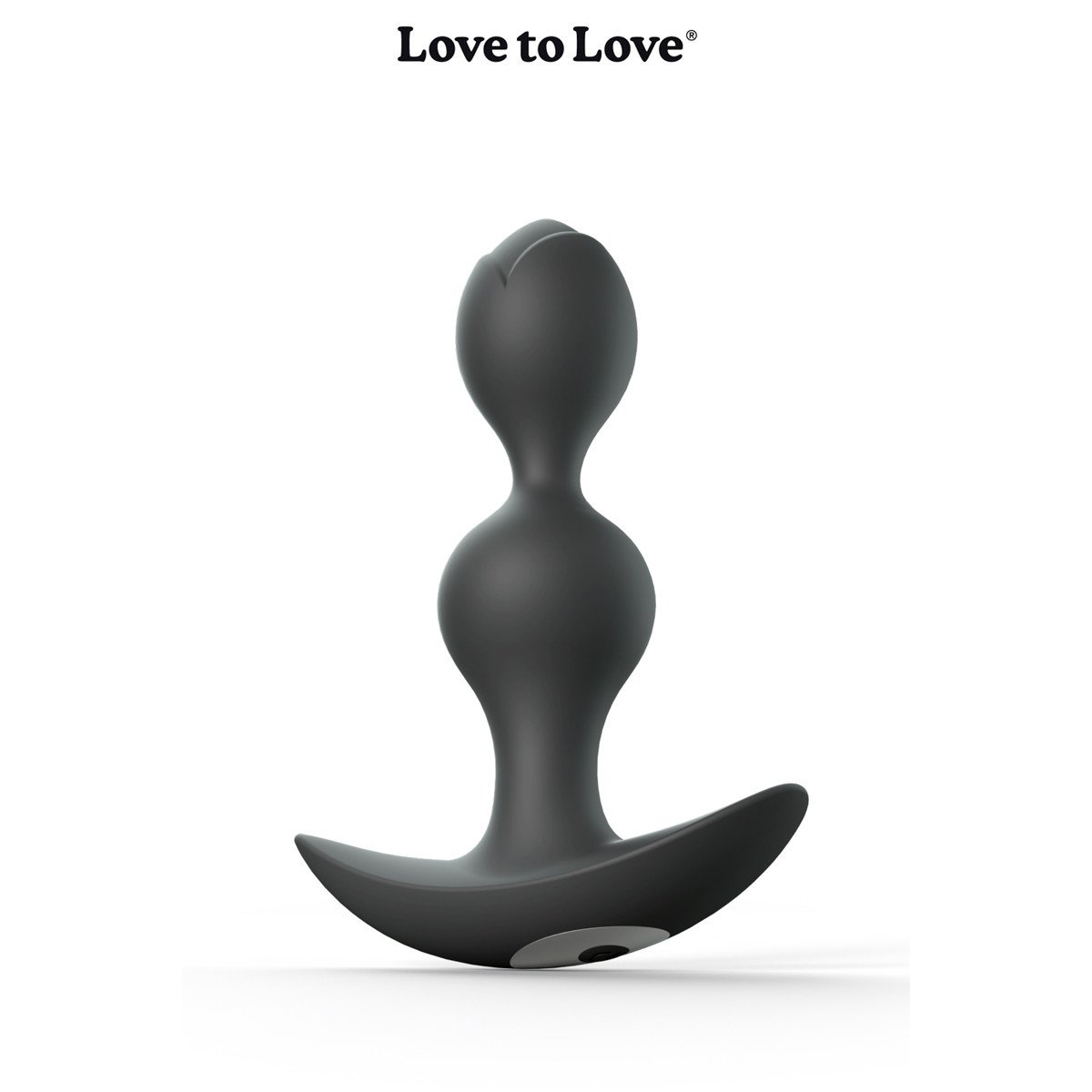 Plug anal vibrant Twinny Bud noir Plug anal vibrant Twinny Bud noir