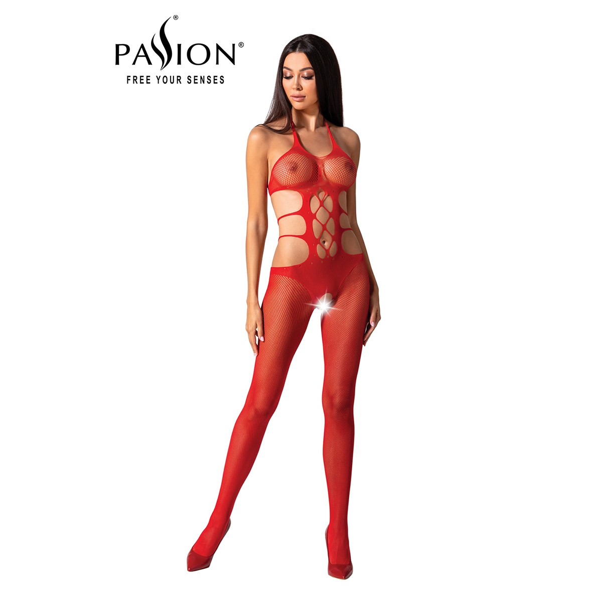 Combinaison résille BS084 - Rouge Combinaison résille BS084 - Rouge