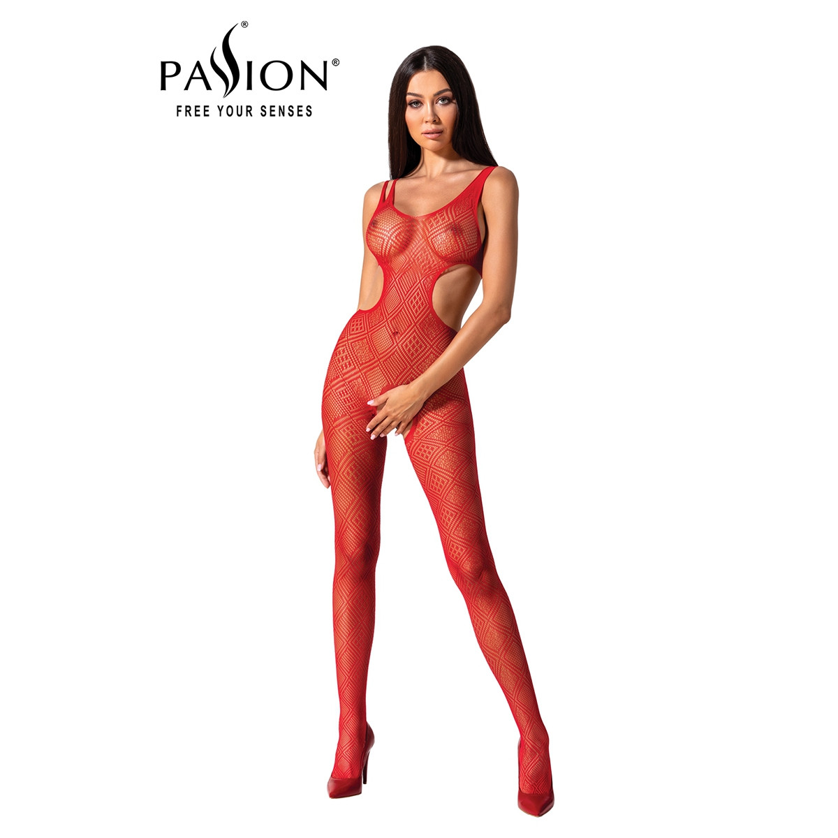 Combinaison résille BS085 - Rouge Combinaison résille BS085 - Rouge