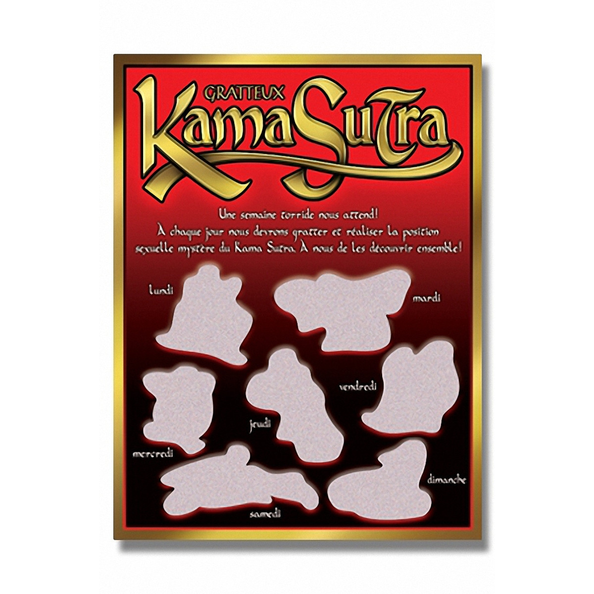 Carte à gratter Kama Sutra Carte à gratter Kama Sutra