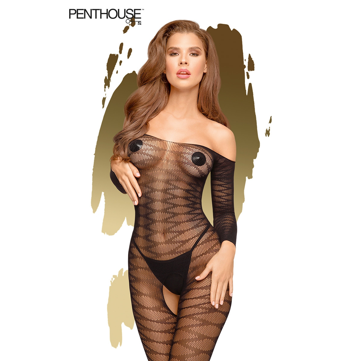 Combinaison Dreamy Diva noire - Penthouse Combinaison Dreamy Diva noire - Penthouse