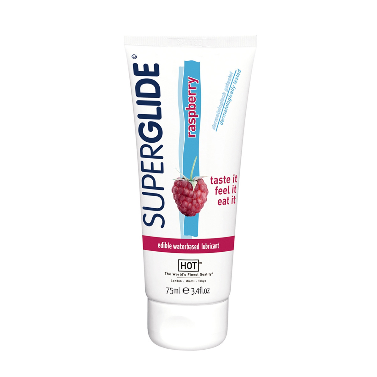 Lubrifiant Comestible SuperGlide framboise - HOT Lubrifiant Comestible SuperGlide framboise - HOT